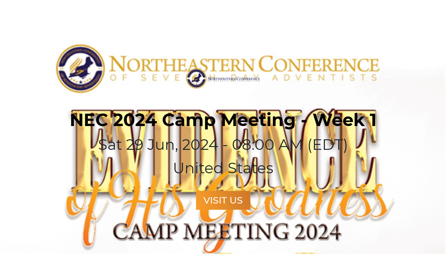 NEC 2024 Camp Meeting Week 1